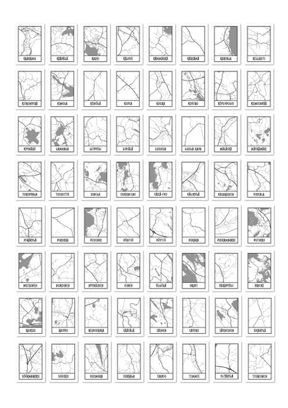 Kaikki 100 paikkakuntaa kerralla