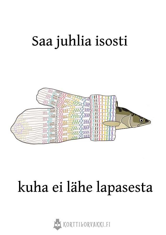 kuha ei lähe lapasesta