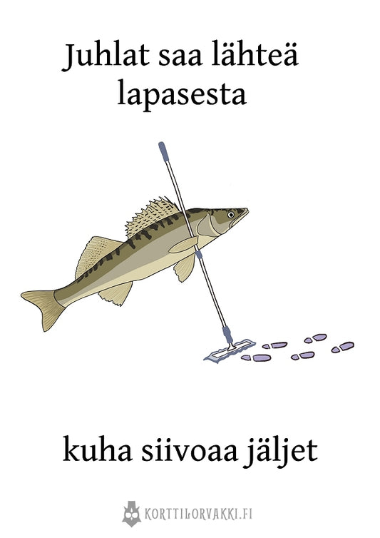 kuha siivoaa jäljet