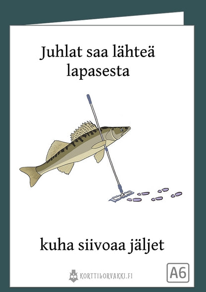 kuha siivoaa jäljet