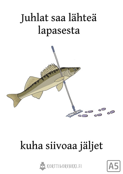 kuha siivoaa jäljet