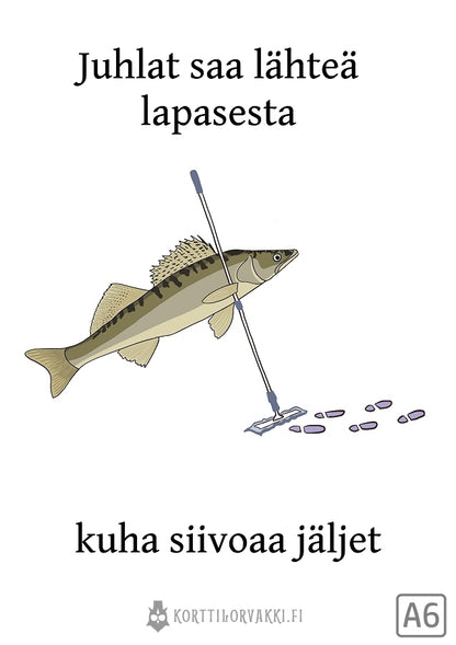 kuha siivoaa jäljet